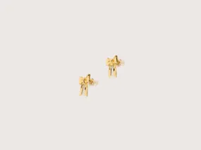 Small Ruby Stud Earrings (242 / W / GOLD)