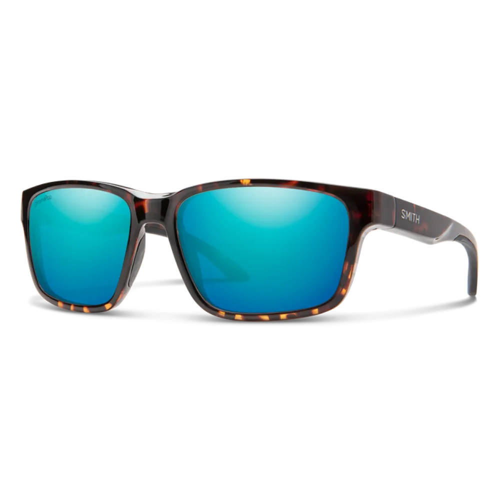 Smith Basecamp Tortoise Frame - ChromaPop Polarized Opal Mirror Lens - Polarized Sunglasses