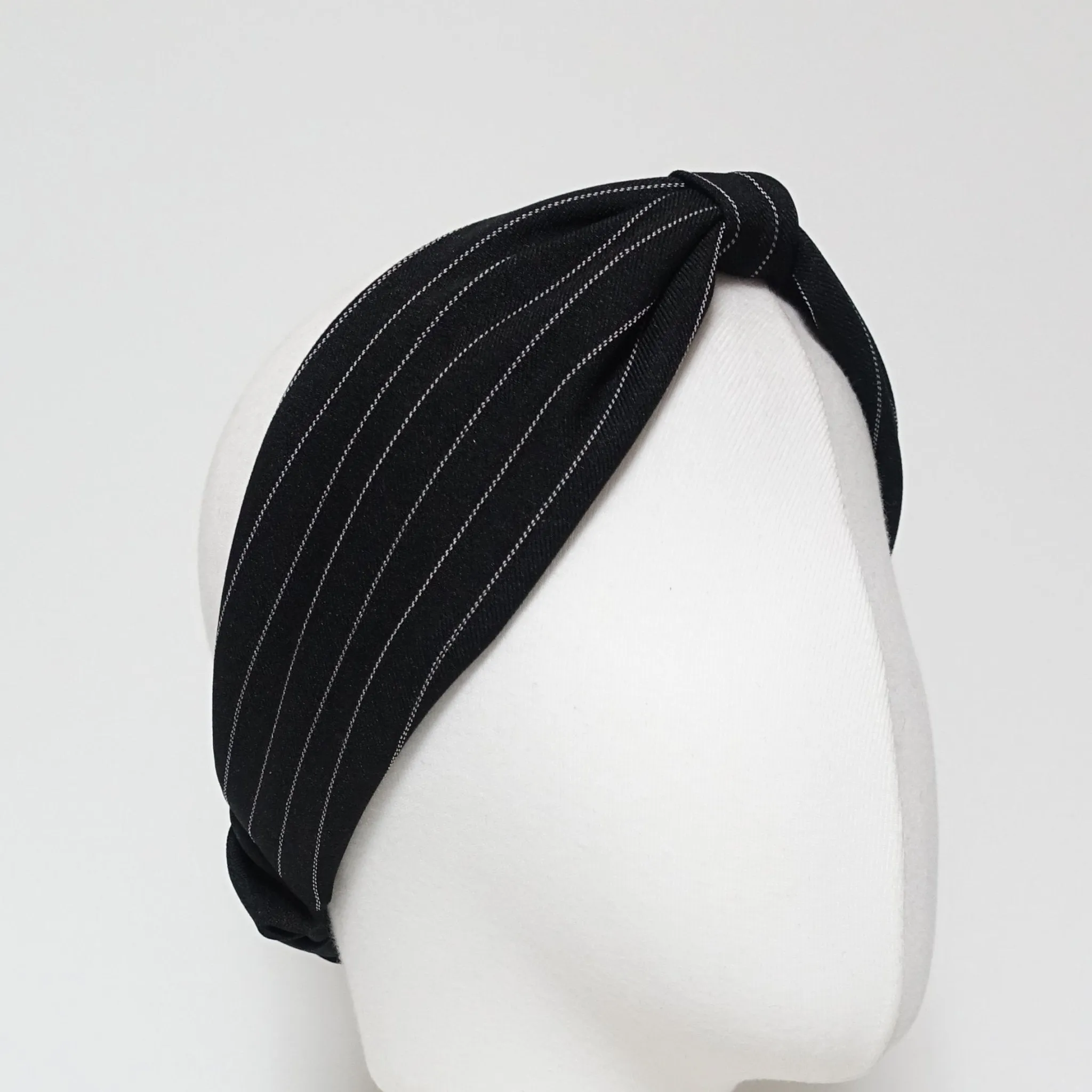 stripe pattern fashion headband suit style fabric headwrap women hair accessory