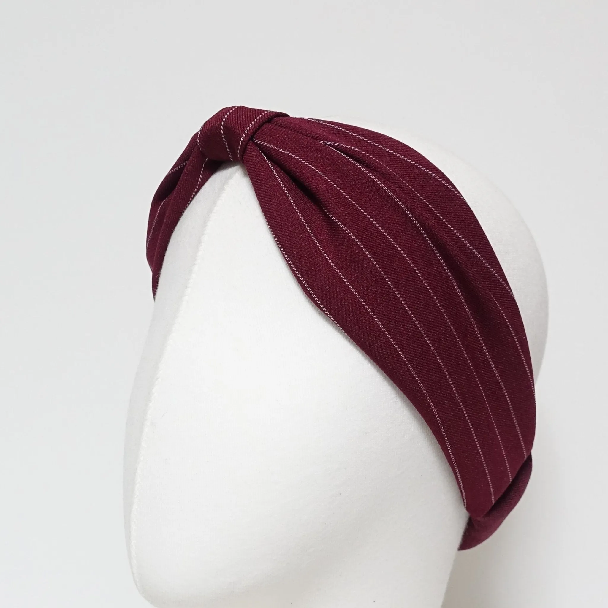 stripe pattern fashion headband suit style fabric headwrap women hair accessory