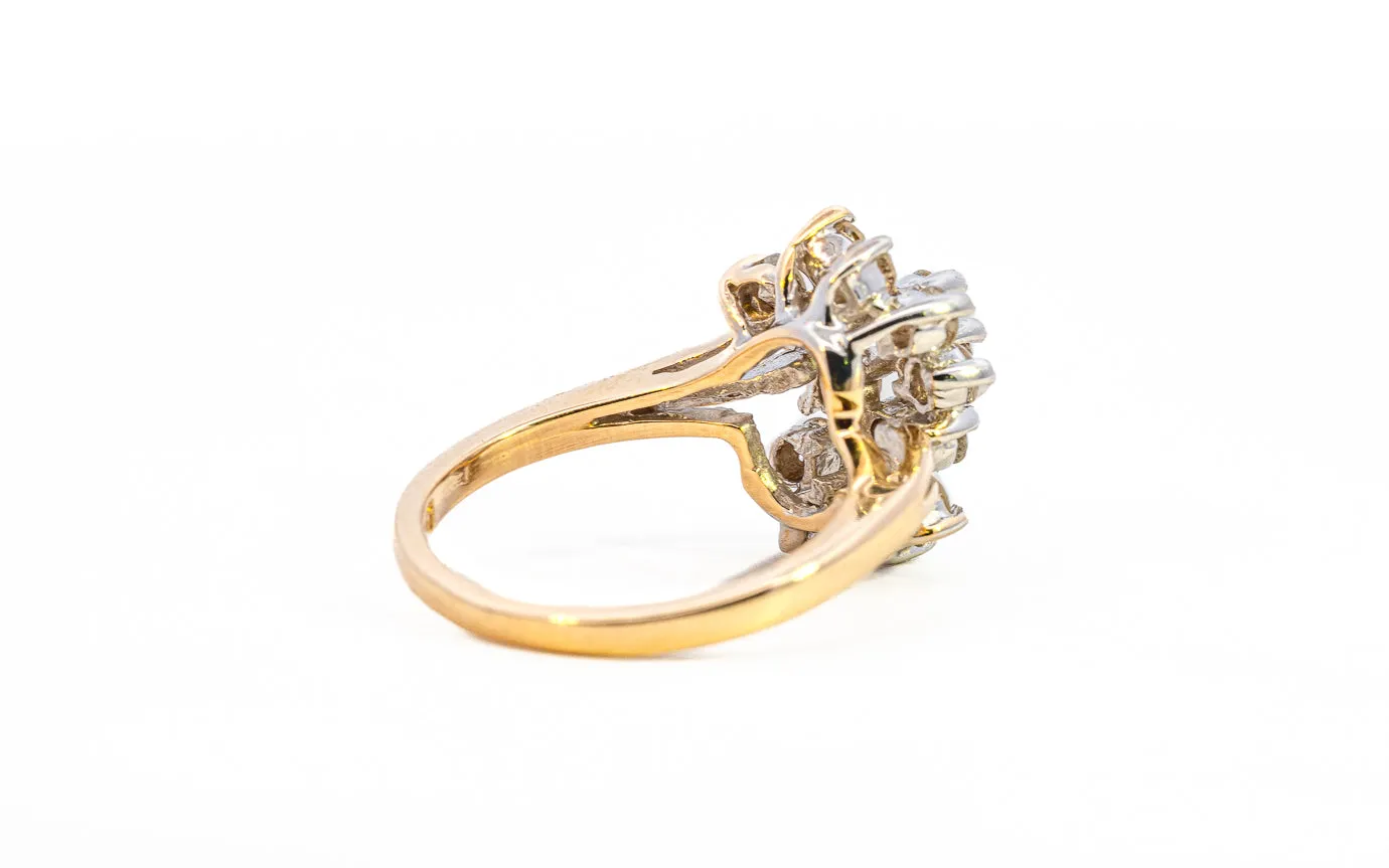 Stunning 10k Yellow Gold Diamond Ring - Perfect for Engagement Ring TDW 1.00ct