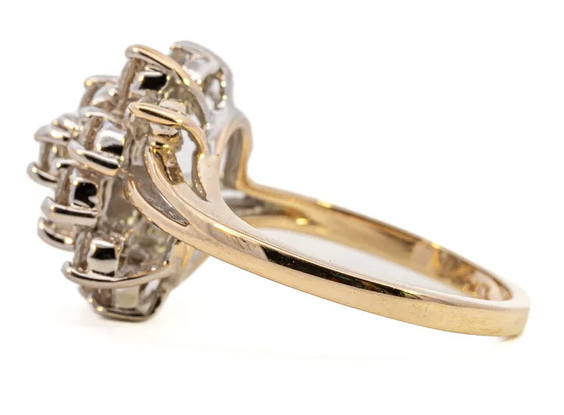 Stunning 10k Yellow Gold Diamond Ring - Perfect for Engagement Ring TDW 1.00ct