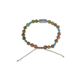 Tectonic Rush   Apatite Beaded Bracelet