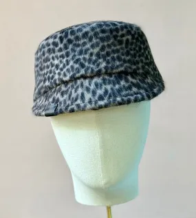 The Baxter Cap in Cheetah Velour Felt