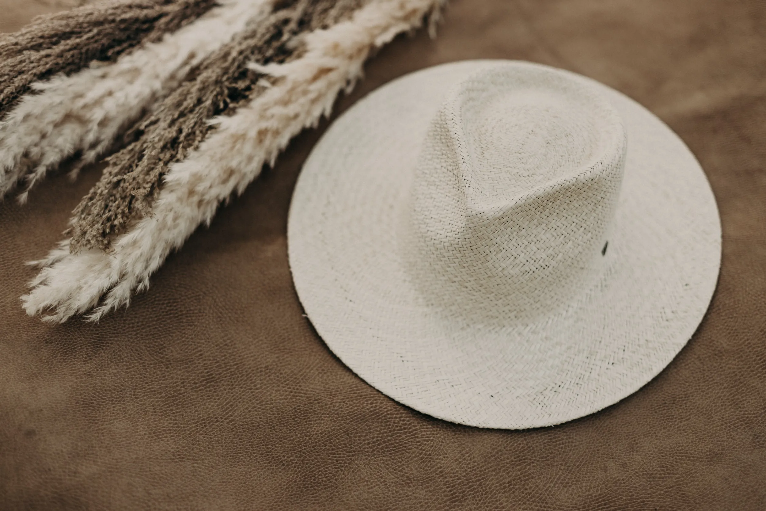 The Sienna Palm Straw Fedora by West Von