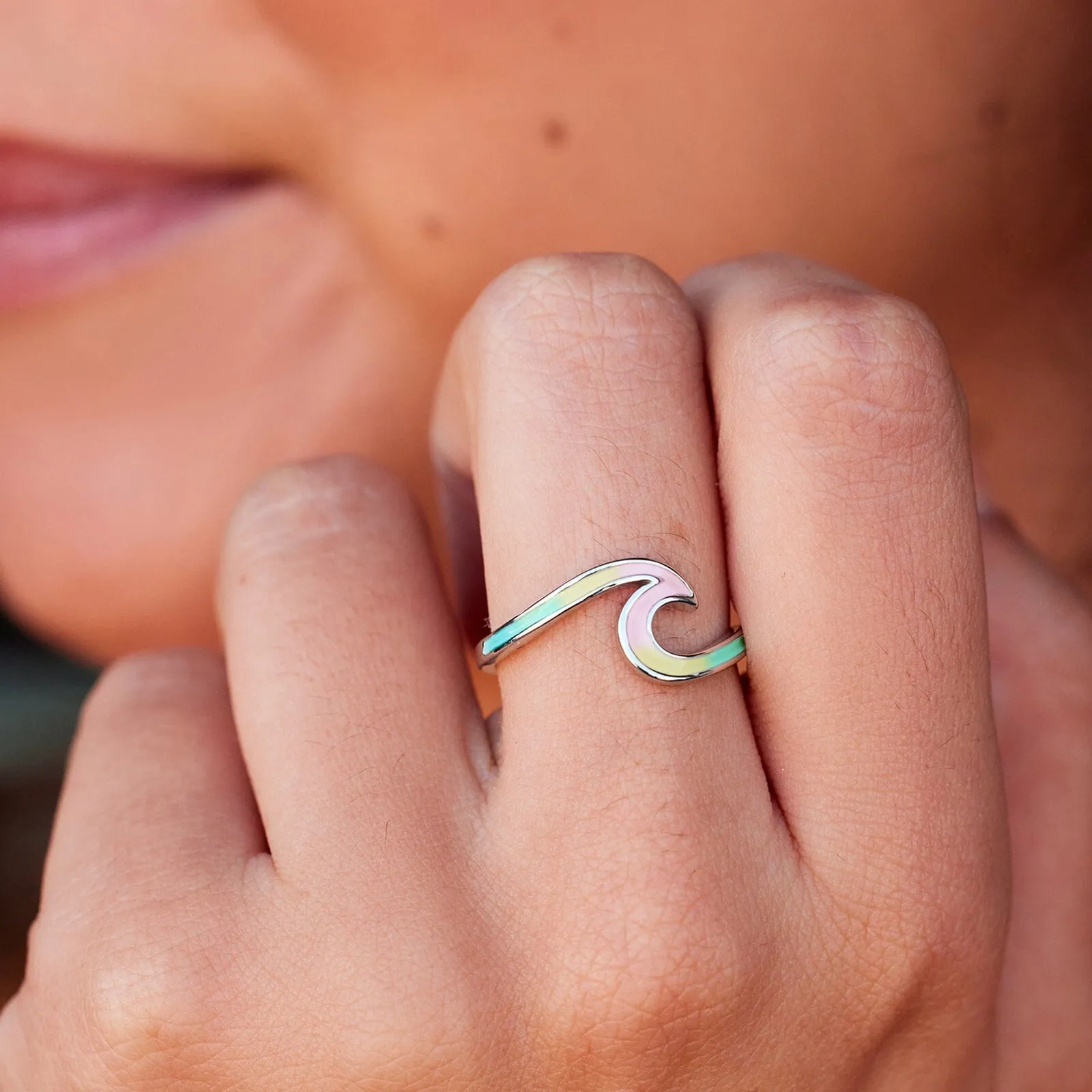 Tie-Dye Wave Ring