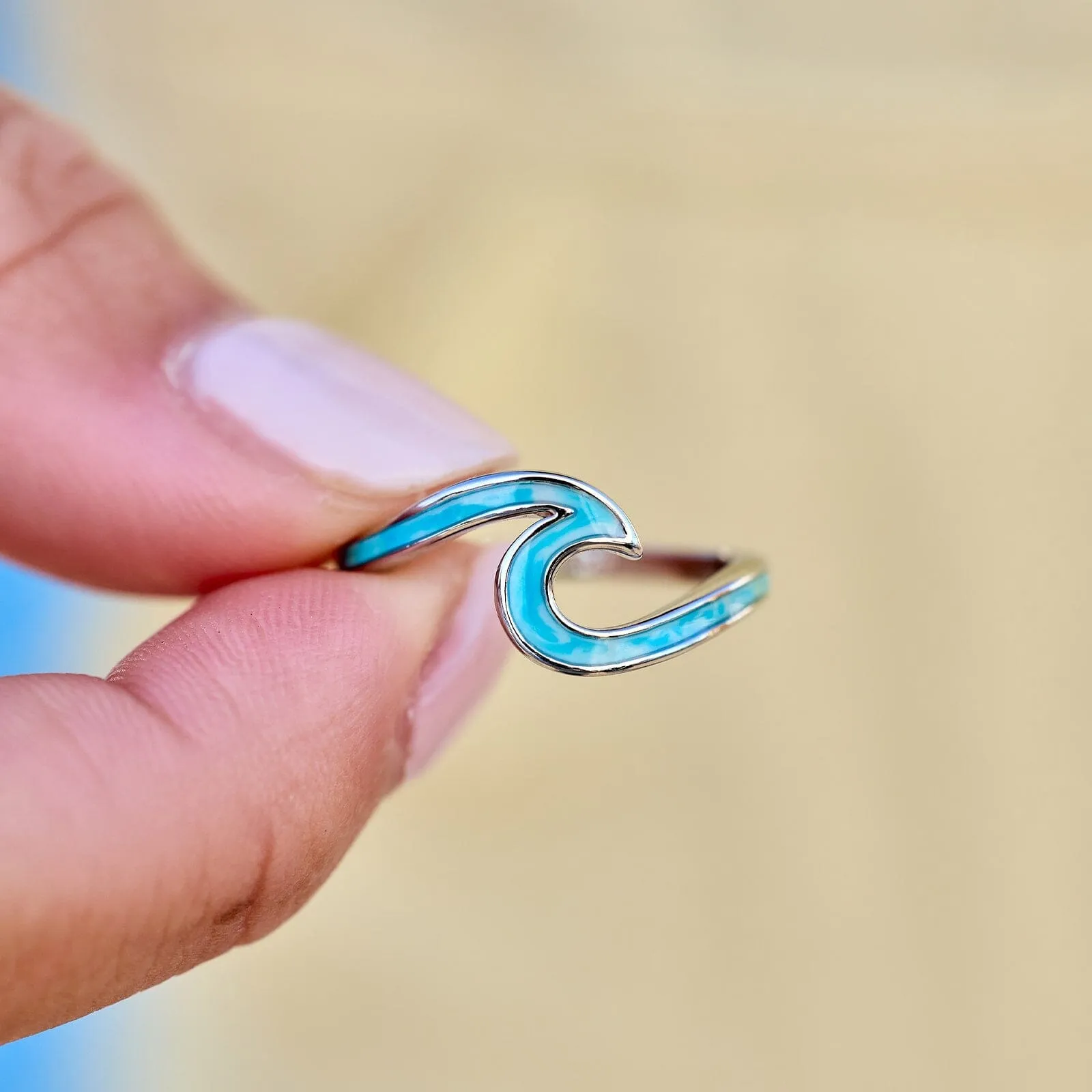 Tie-Dye Wave Ring