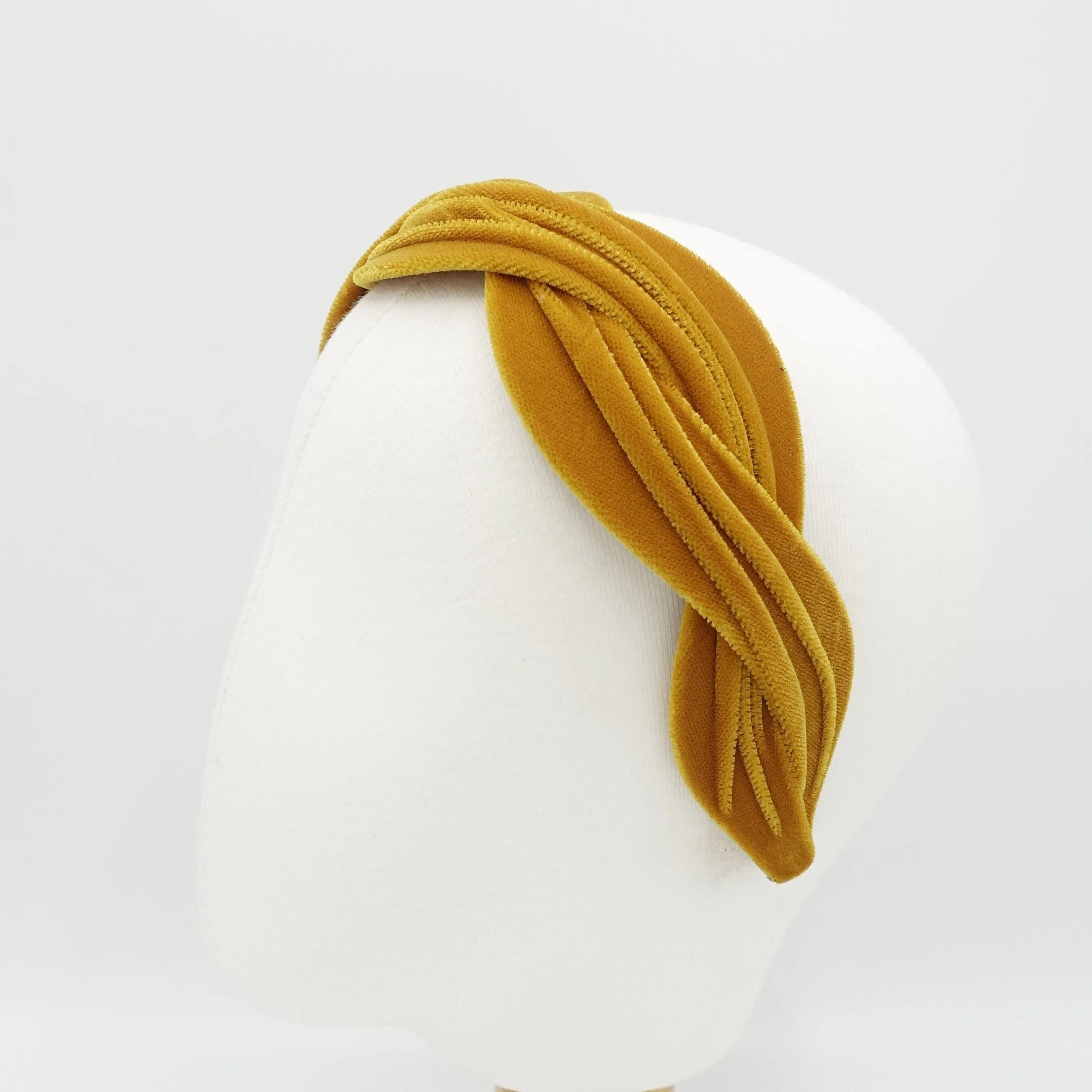 velvet wave headband for women