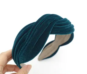 velvet wave headband for women