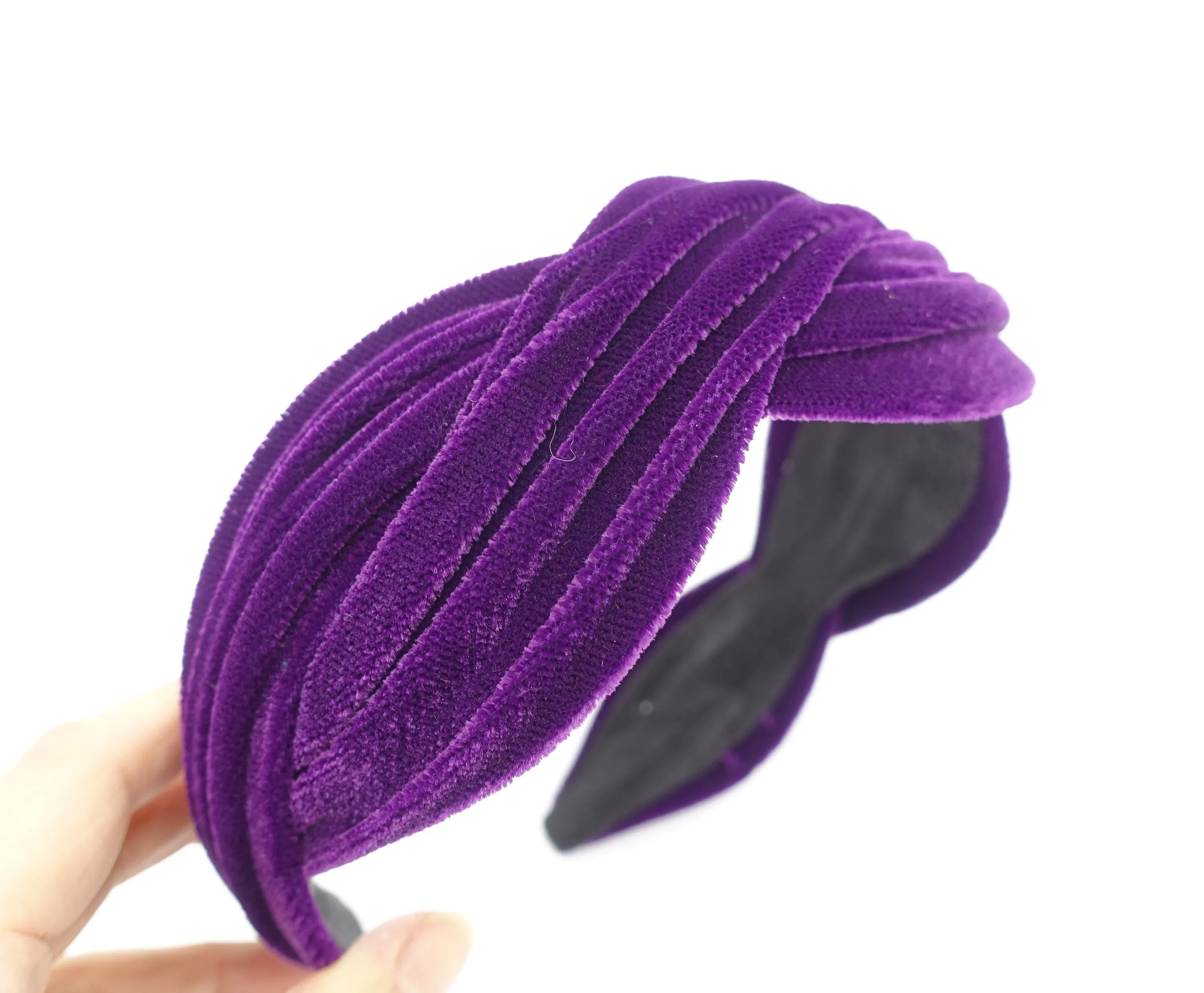 velvet wave headband for women